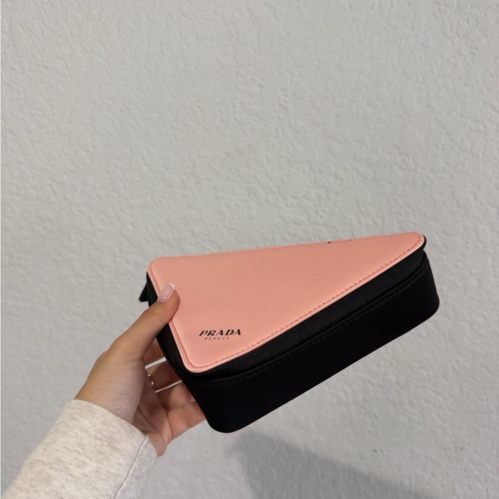 Pink Triangle Cosmetic Pouch - Picture 2 of 4